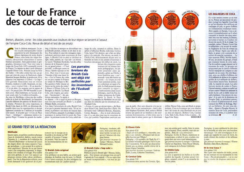 chtila cola et les cola des rgions